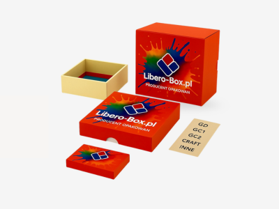 opakowania tektury litej z logo