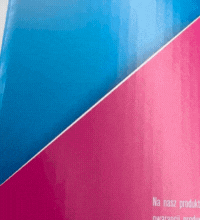 kolorowe opakowanie kartonowe błyszczące